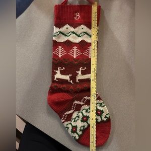 🎄Brand New Christmas Stocking - Embroidered “B”